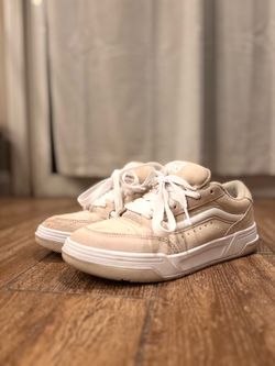 Tan/white womens vans