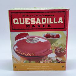 El Paso Chile Company Quesadilla Maker With Manual Included(New open box)