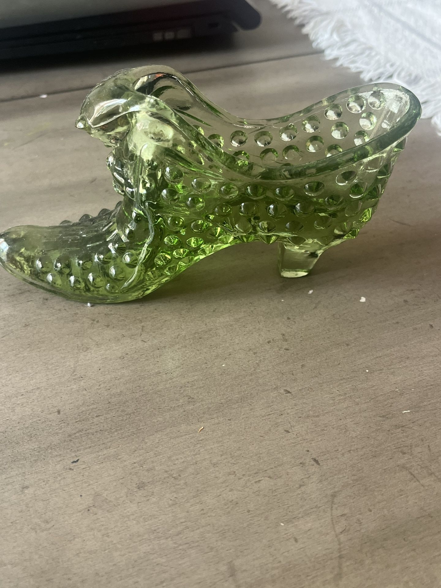 Fenton Glass Cat Shoe