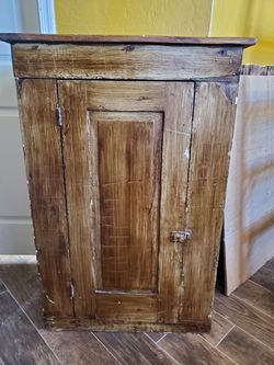 Old rustic cabinet