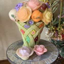 Flower bouquet candle NEW