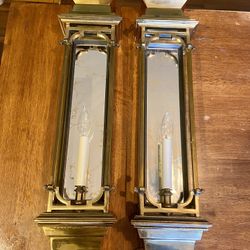 Knob Creek Authentic MCM Set Of 2 Wall Lighted sconces