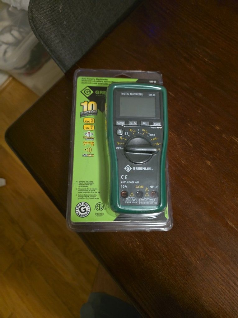 Greenlee 1000V Cat3 Mutimeter