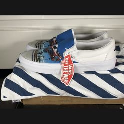 Vans Custom Foot The Bill Carlsbad Pipelines Tony Hawk Slip On sz 9 New