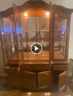 Beautiful Wood China Cabinet