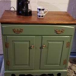 Microwave/coffee Cabinet 