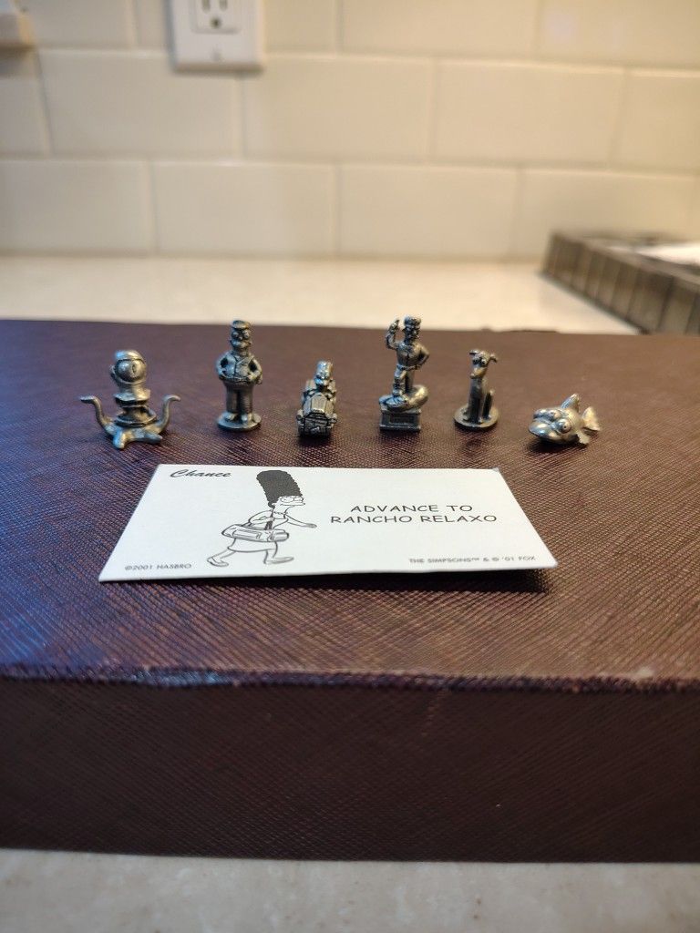 Simpson Monopoly Tokens