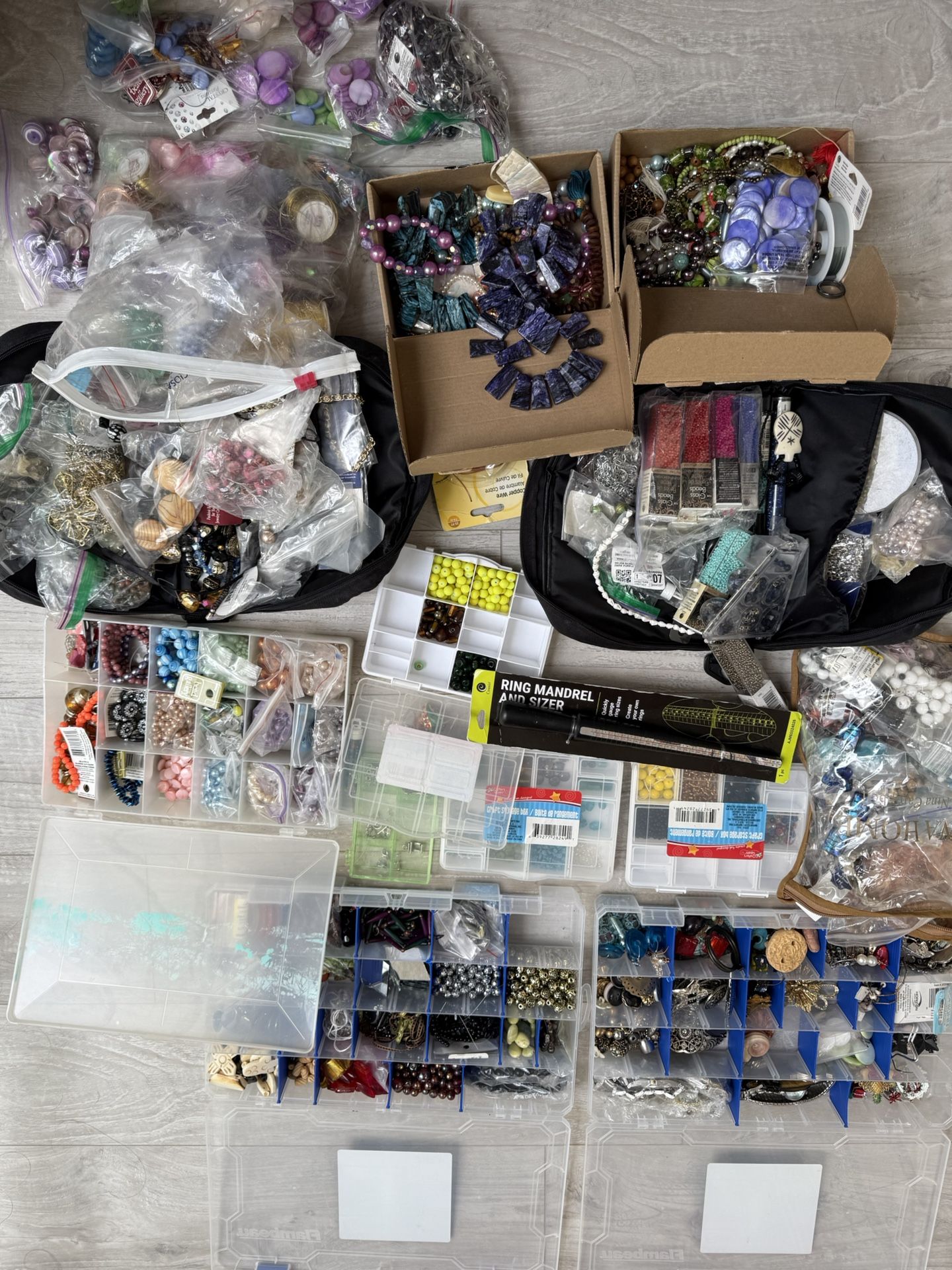 Beads, Findings, Necklaces, Bracelets - Jewelry Making Lot