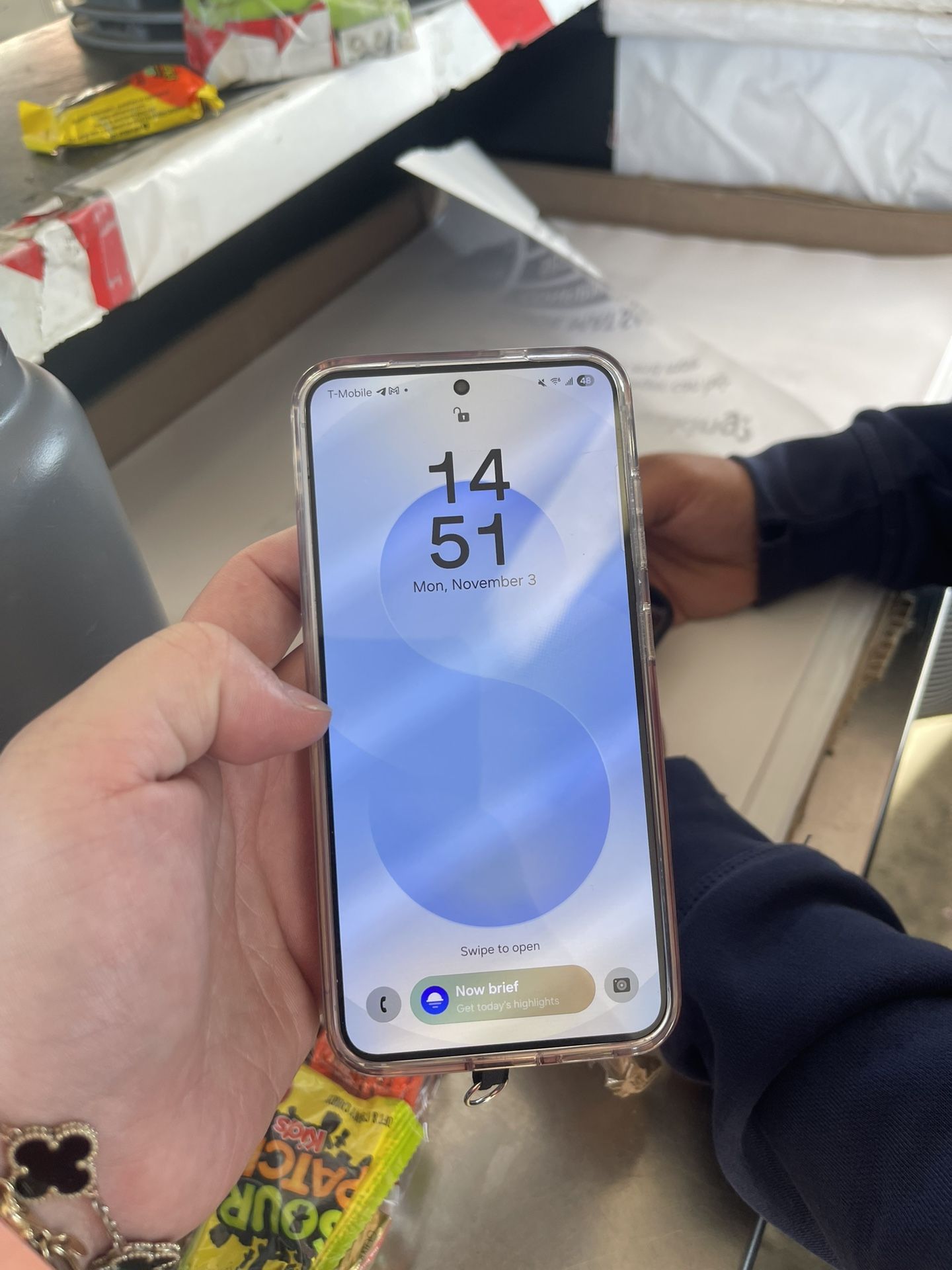 SAMSUNG GALAXY S25 ICY BLUE TMOBILE 128GB