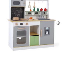 Kids Wooden Play Kitchen