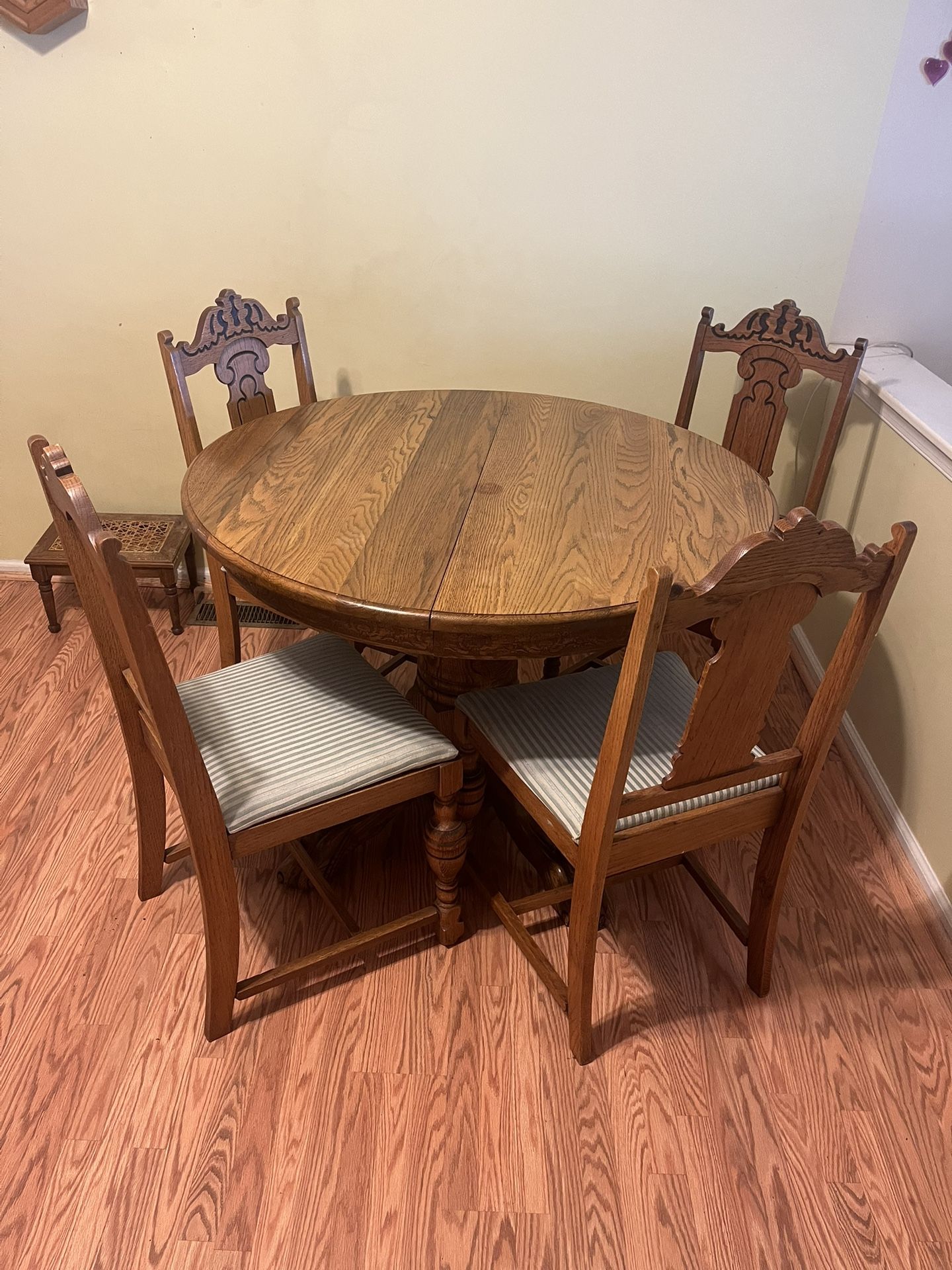 Table And 4 Chairs Solid Wood