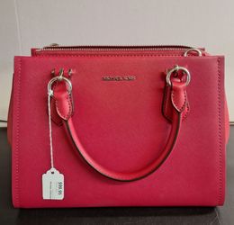 MICHAEL KORS MARILYN RASPBERRY PURSE NEW WITH TAGS