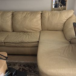 Leather couches