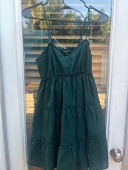 Dark green dress