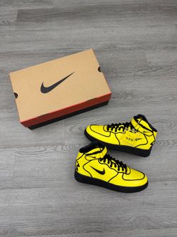 Nike Air Force 1 Mid Lil Yachty Concrete Boys Opti Yellow