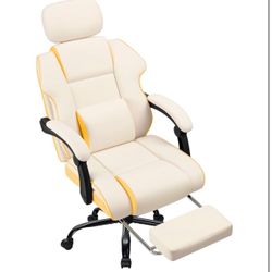 HOFFREE Executive Office Chair Reclining with Footrest Ergonomic Computer Desk Chair with Lumbar Support High Back Desk Chair for Office Home Study