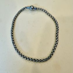 Sleek sterling silver chain bracelet Chain Bracelet unisex
