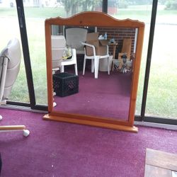 Wood Framed Mirror