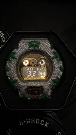 Casio G-Shock Custom Iced Out Digital Watch