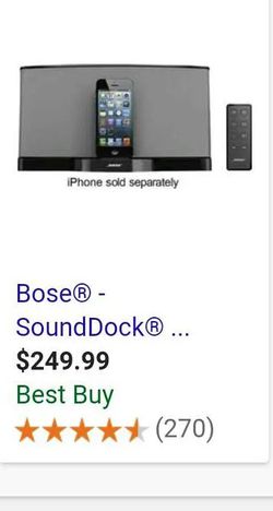 Bose sound dock