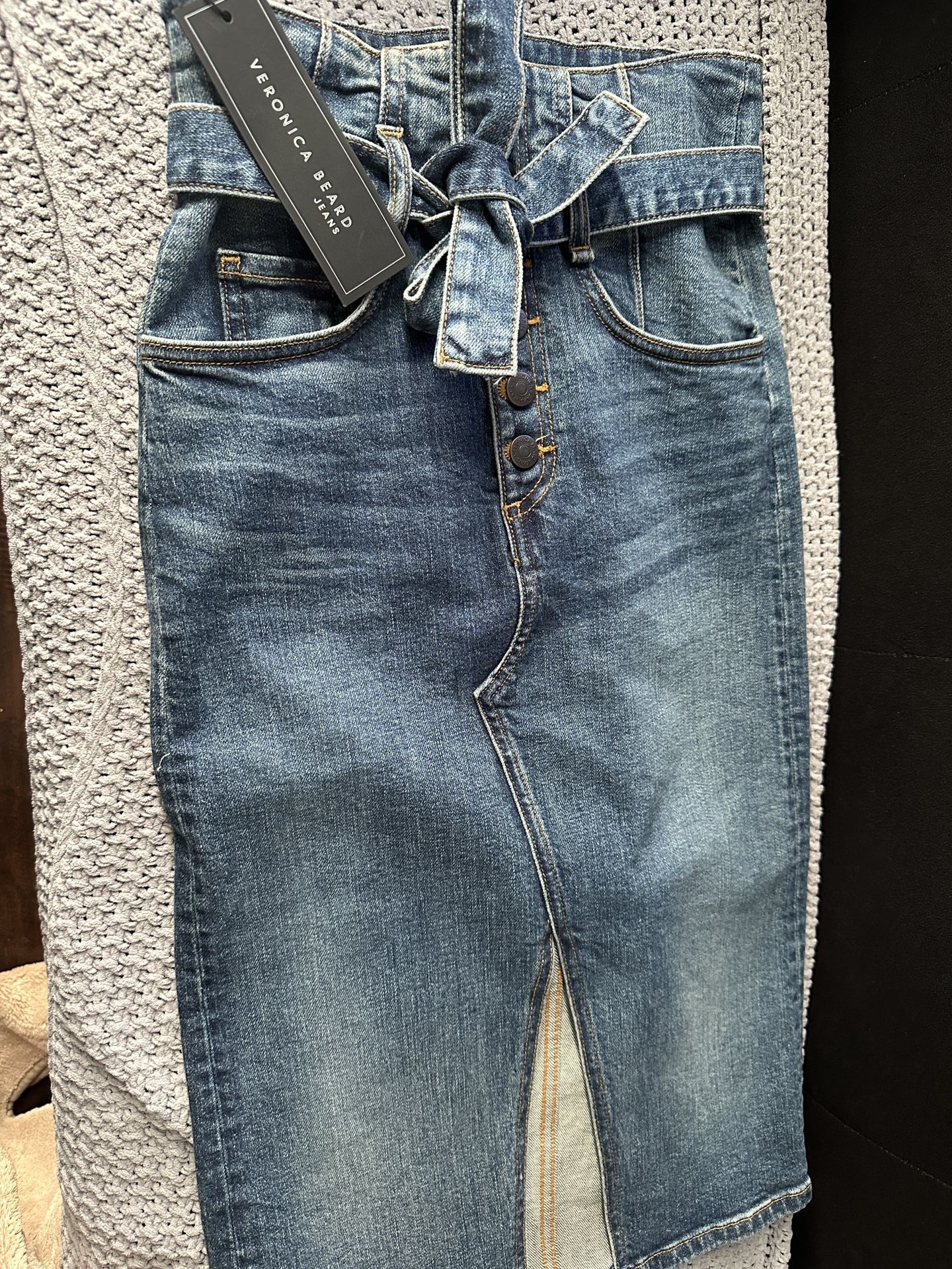 Veronica Beard Denton Corset Skirt