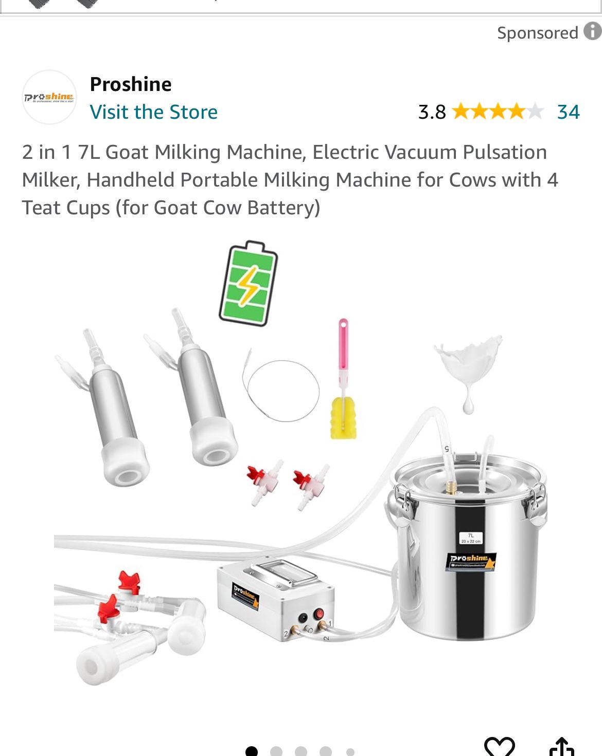Cow/Goat Milking