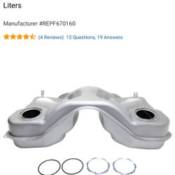 JC Whitney  Fuel Tank for 05-10 Ford Mustang Base