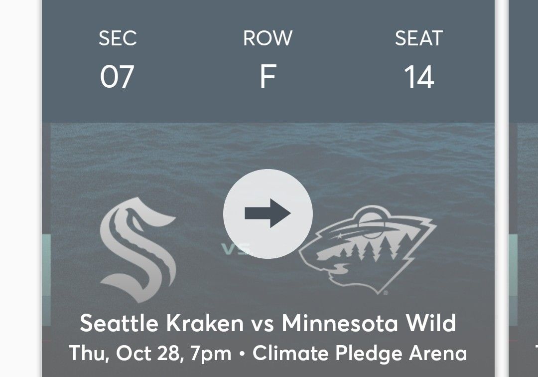 Seattle Kraken vs Minnesota Wild