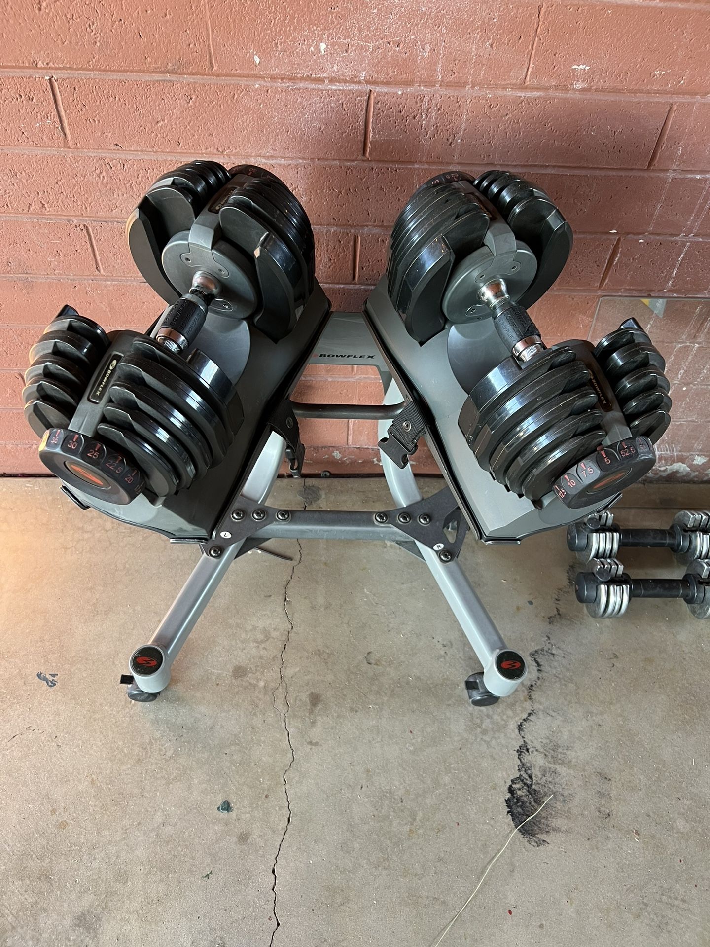 Bowflex 552 Adjustable Weights And Stand