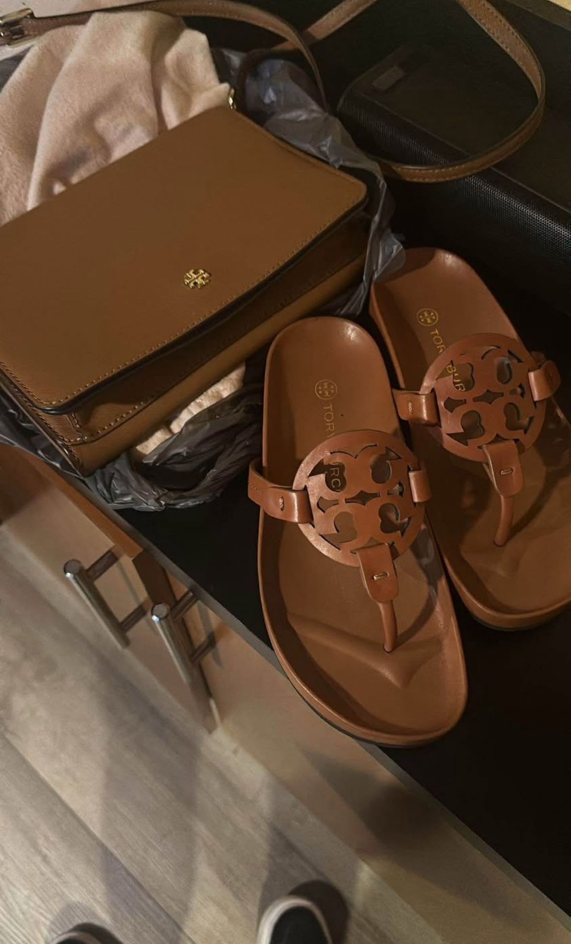 Bag & Sandals Size 6