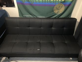Black futon
