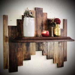 Handmade Wooden Shelf Brand New 