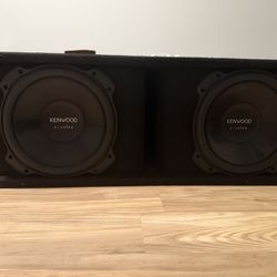 12” Kenwood Subs with Box