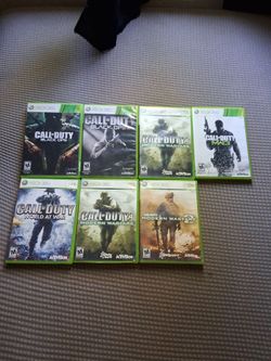 Call of duty Xbox 360 games