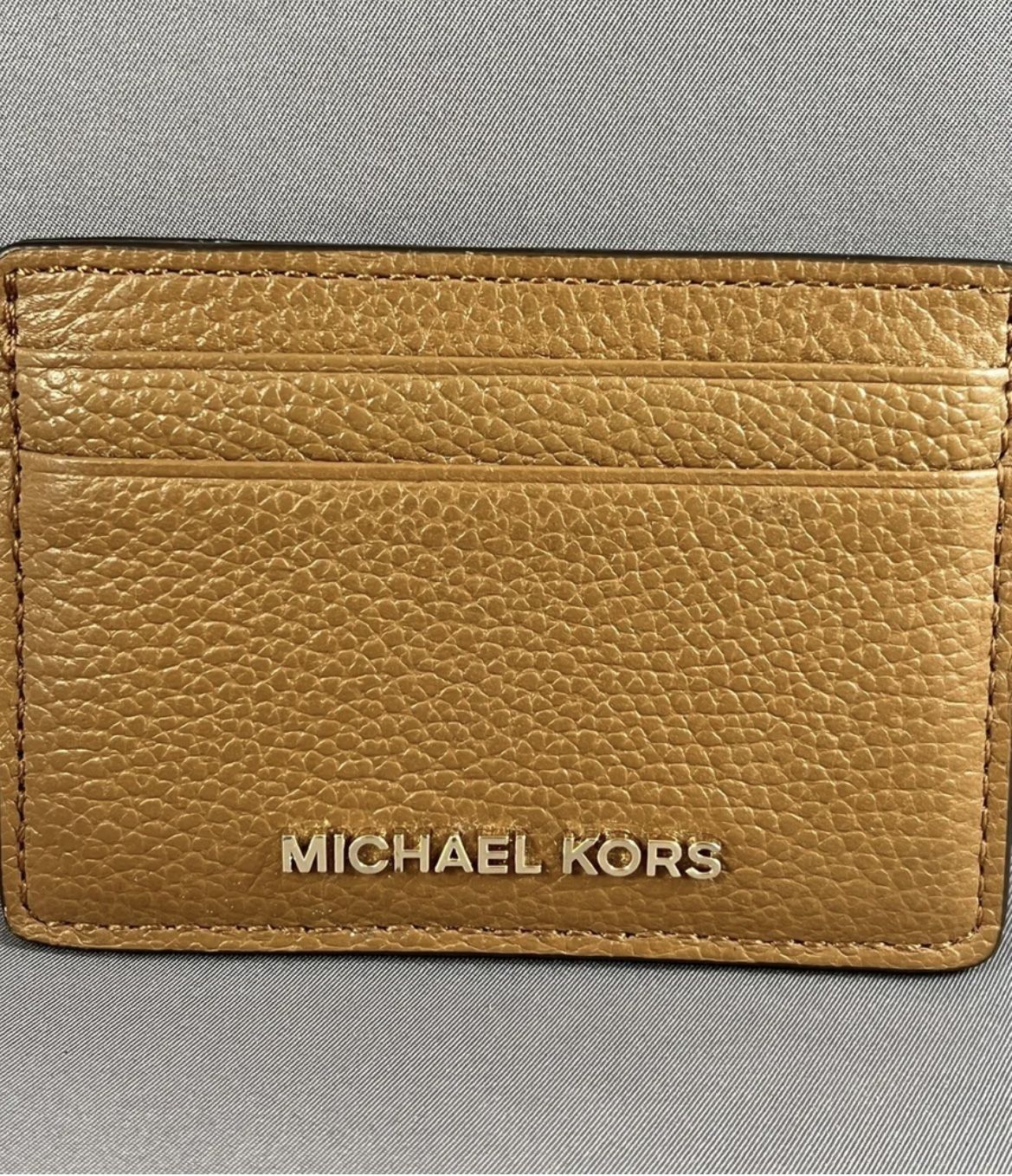 Michael Kors Pebbled Leather Card Case