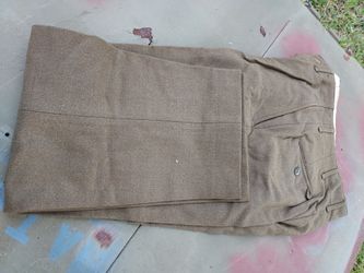 VINTAGE WOOL MILITARY PANTS