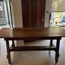 Work Bench, Dining Table Or Tv Console