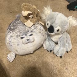 3 Unused Plushies 