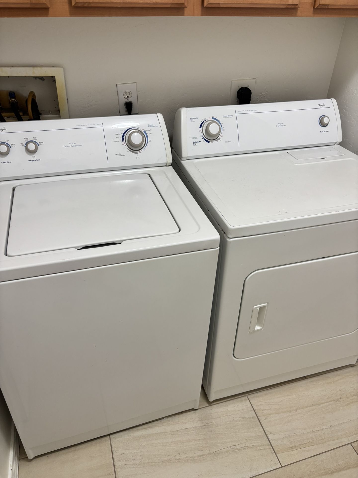 Whirlpool Washer And Dryer