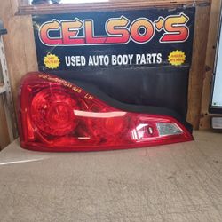 10 15 Infiniti G37 Q60 Coupe LH Tail Light OEM. 