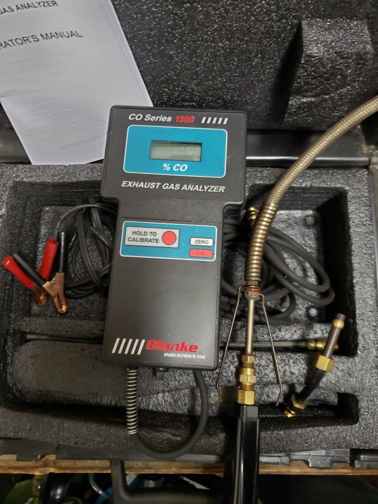 Blanke CO Series 1500 Exhaust Gas Analyzer