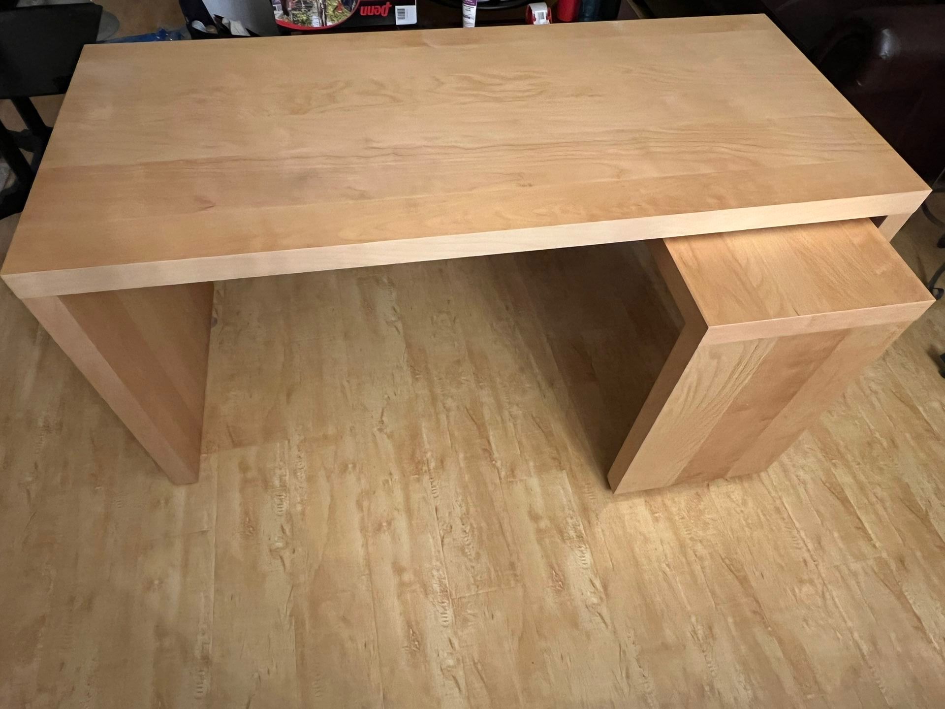IKEA MALM Desk with pull-out panel