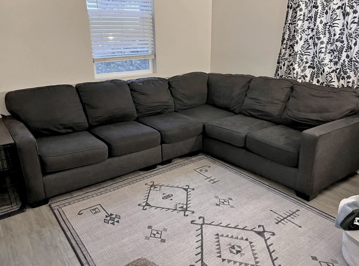 Ashley Furniture Big Dark Gray Sectional Sofa