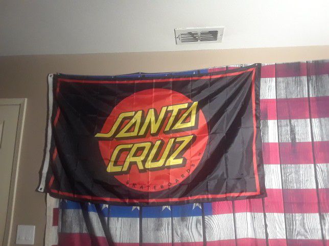 SANTA CRUZ SKATEBOARDS Banner/flag