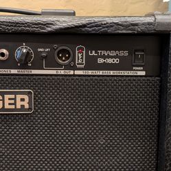 Behringer Ultrabass BX1800 Amplifier (With wheels!)