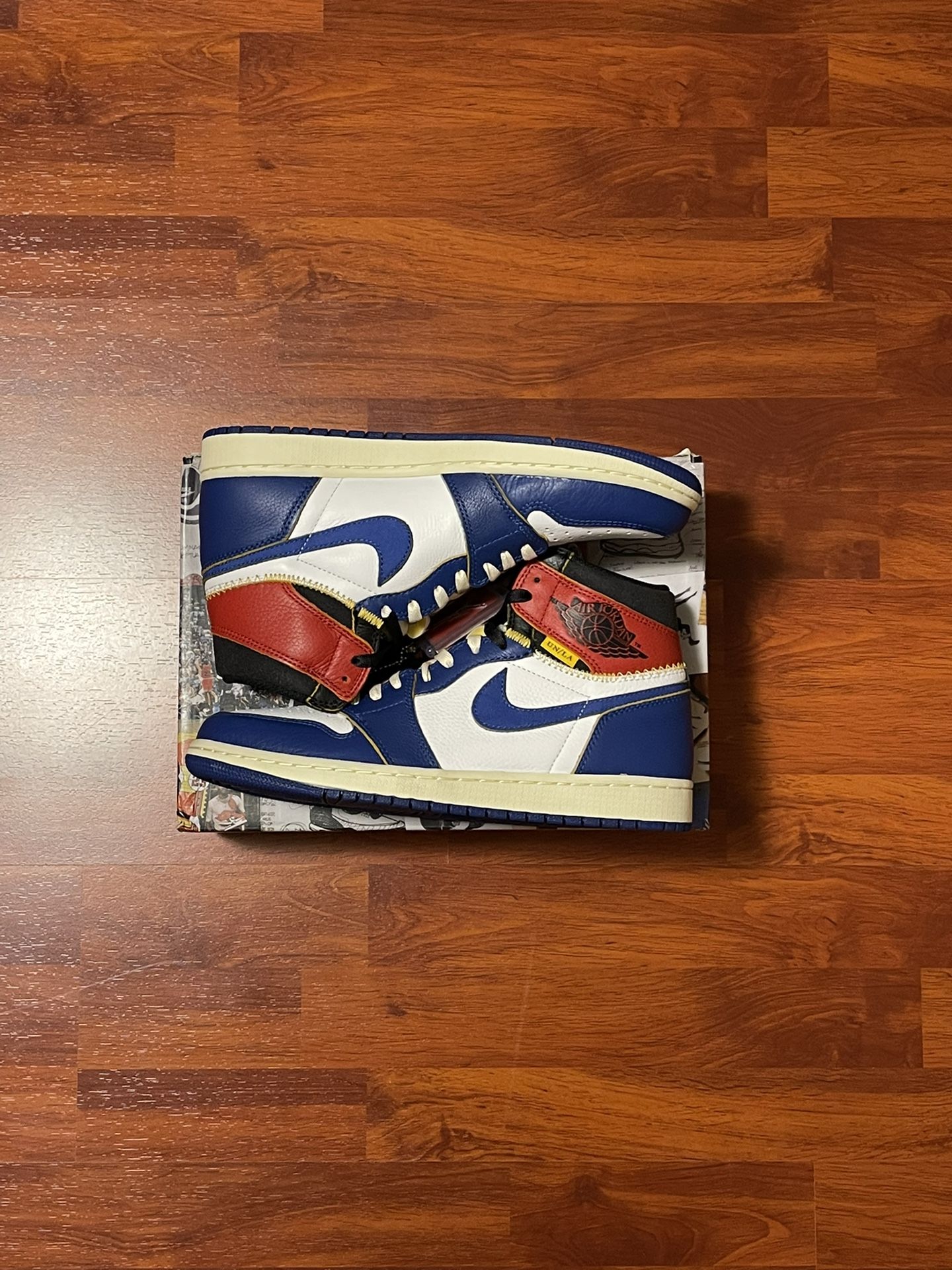 Jordan High 'Union LA Blue Toe'