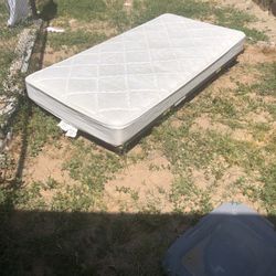 Great Condition Tween Mattress And Bed Frame  $40
