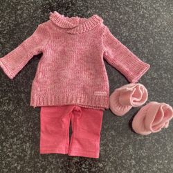 American Girl Doll Sweater And Capri Booties