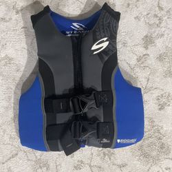 KIDS Youth Stearns Blue Life Jacket