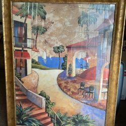 Tropical Themed Framed Art